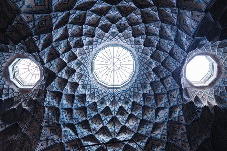 对称-室内-广角-旅行-伊朗 图片素材