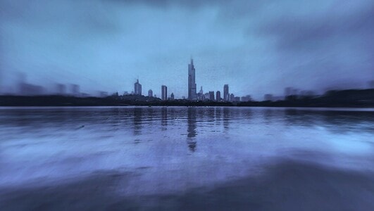 春天-手机摄影-湖边-风景-湖 图片素材