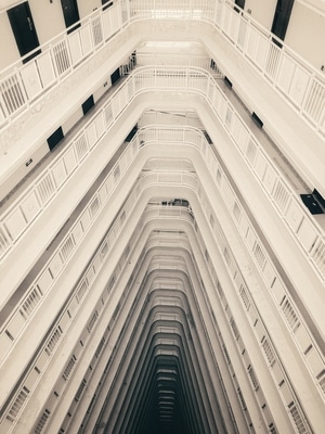 城市色彩-长沙市-风景-护栏-建筑 图片素材