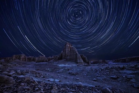 佳能-新疆风光-星空-夜景-繁星 图片素材