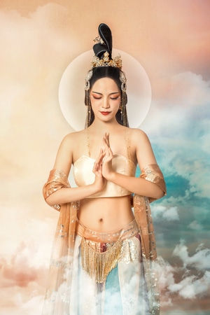 尘世烟火-艺术-人像-古风-我的六月 图片素材