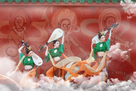我的六月-艺术-人像-古风-敦煌 图片素材