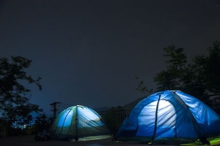 户外-帐篷-露营-黑夜-晚上 图片素材