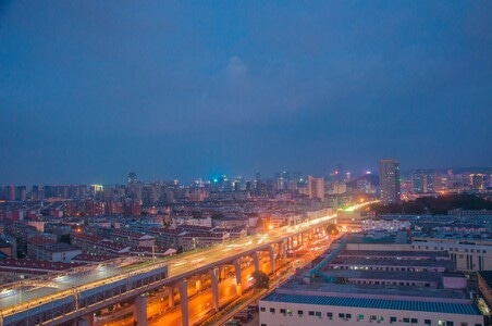 城市-随手拍-济南市-夜晚-夜色 图片素材