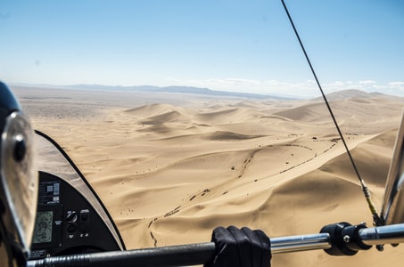 风光-沙漠-航拍-蓝天-旅行 图片素材