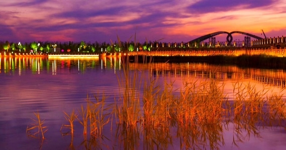 城市天际线-自然-风景-城市风光-夜景 图片素材