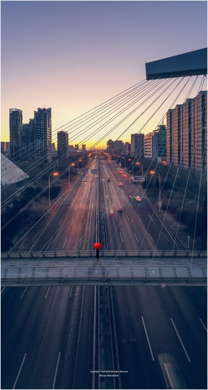 宅家-复工-我在这里等你-道路-公路 图片素材