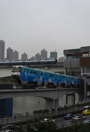 重庆-生活-旅行-轻轨-地铁 图片素材