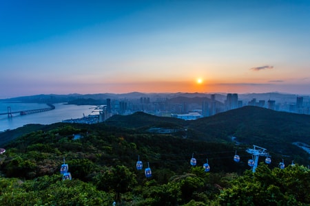 白云-蓝天-风景-风光-街头 图片素材