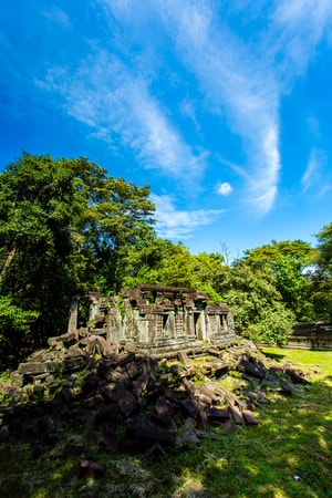 旅游-旅行-吴哥窟-崩密列-景点 图片素材