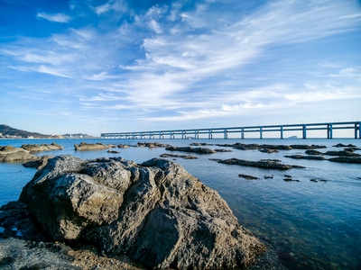 小资-黑石礁-地质公园-海滩-海边 图片素材