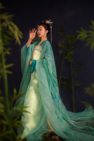 古装-摄影-仙气-高定-服装 图片素材