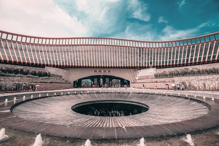 风光-建筑-世博会-世博会中国馆-建筑 图片素材