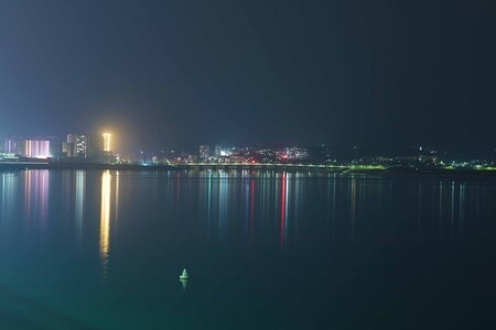 桥-郧阳-郧县-夜景-十堰 图片素材