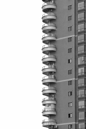 乐山市-手机-黑白-极简-建筑 图片素材
