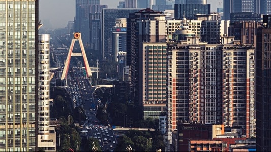 摄影加-建筑-爬楼-城市-成都 图片素材
