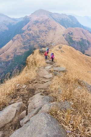 风光-武功山-徒步-高山-冬季 图片素材