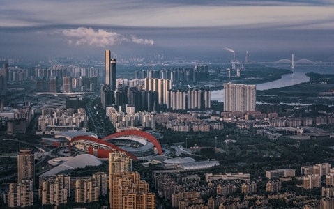 看你的城市-上帝视角-城市-城市风光-建筑 图片素材