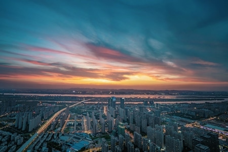 风光-旅行-晚霞-霞光-火烧云 图片素材