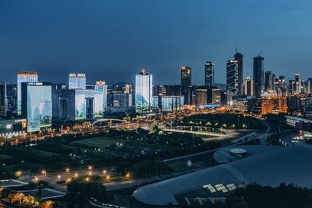 夜色-看你的城市-上帝视角-城市-城市风光 图片素材