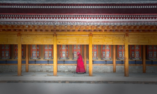 民俗-虔诚者-藏族文化-宫殿-寺庙 图片素材