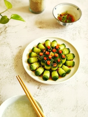 美食-我要上封面-翡翠黄瓜-美食-黄瓜 图片素材