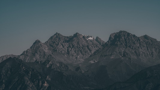 旅游-雪山-蓝天白云-风景-风光 图片素材