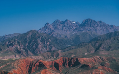 旅游-雪山-蓝天白云-风景-风光 图片素材