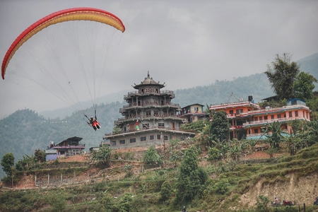 博卡拉-旅拍-尼泊尔-旅行-世界很美好 图片素材