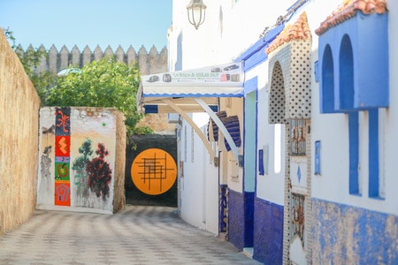 旅行-摩洛哥-旅拍-艾西拉-室外 图片素材