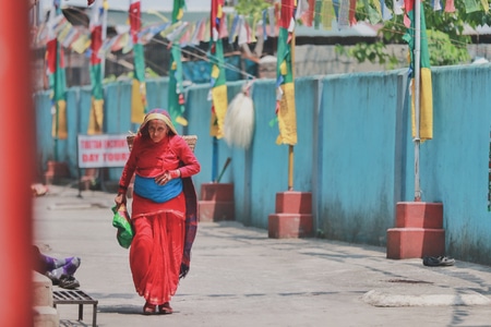 旅拍-博卡拉-尼泊尔-旅行-世界很美好 图片素材