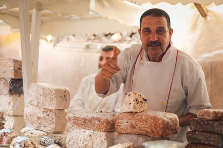 摩洛哥-旅行-旅拍-菲斯古城-肉店 图片素材