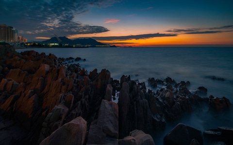 云-天空-日出-大海-早晨 图片素材