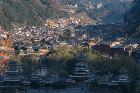 黔东南-侗寨-风光-风景-风光 图片素材