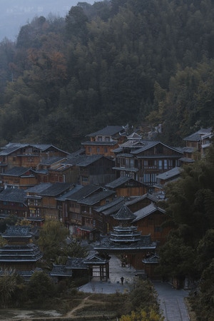 风光-侗寨-黔东南-侗寨-房屋 图片素材