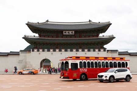 韩国-网红-亲子游-街头-原图 图片素材