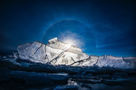 风景-美景-大美新疆-冰-太阳 图片素材