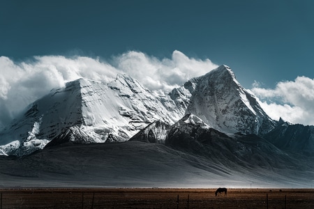 西藏-雪山-风光-山峰-雪山 图片素材
