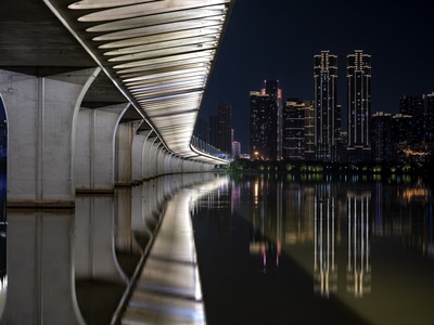 武汉市-都市-灯-霓虹-风光 图片素材