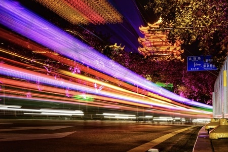 中国风-慢门-风景-名胜-建筑 图片素材