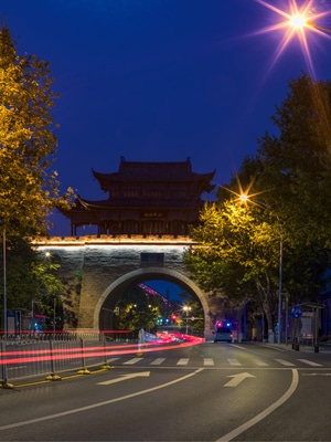武汉市-建筑-慢门-风景-名胜 图片素材