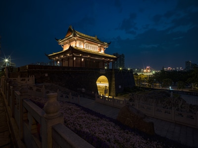 武汉市-建筑-慢门-风景-名胜 图片素材