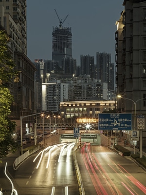 武汉市-风景-风光-慢门-长爆 图片素材