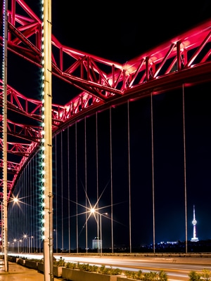 武汉市-风景-风光-慢门-夜景 图片素材