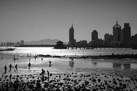 建筑-城市-风景-风光-慢门 图片素材