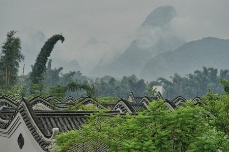 古镇-风光-古建筑-风景-自然风光 图片素材