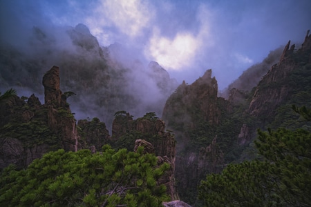 风光-风景-名胜-慢门-名山 图片素材