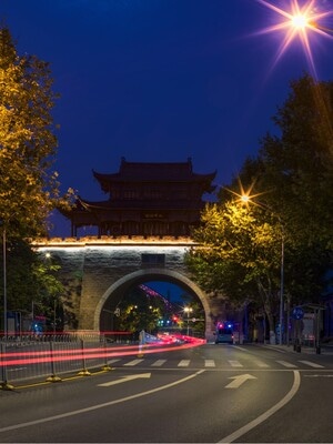 城市色彩-古建-风景-灯-建筑 图片素材