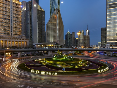 城市-建筑-风景-慢门-风光 图片素材
