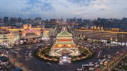 风光-旅行-城市-夜景-城市风光 图片素材
